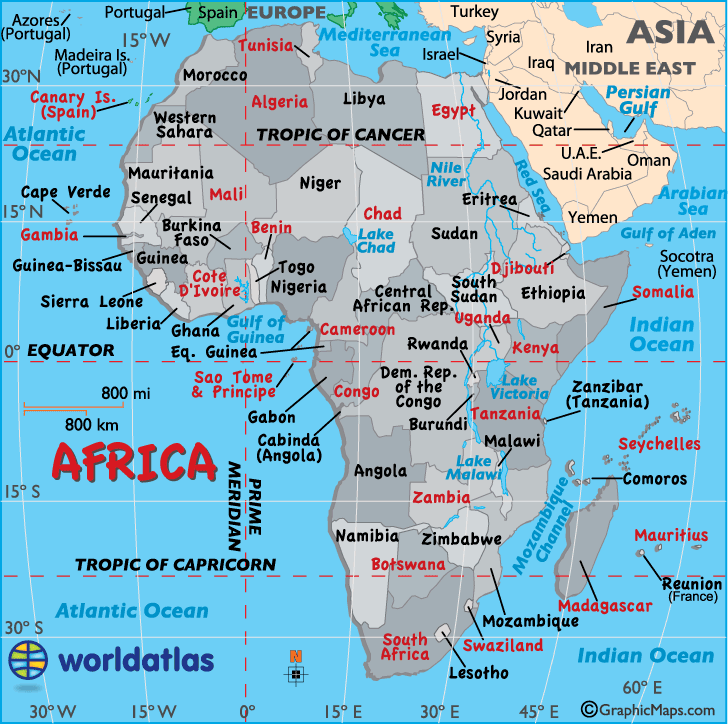 Map of Africa