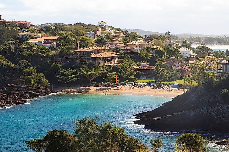 A cove beach in Armação dos Búzios.