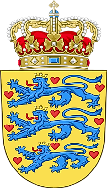 The National Coat of Arms of Denmark