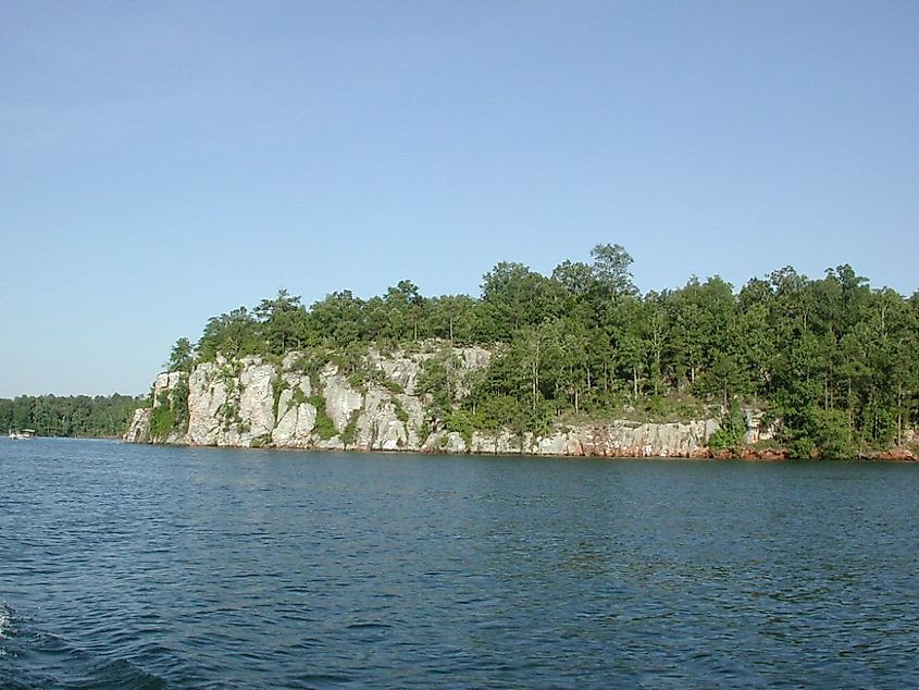 Acapulco Rock Island in Lake Martin, Alabama