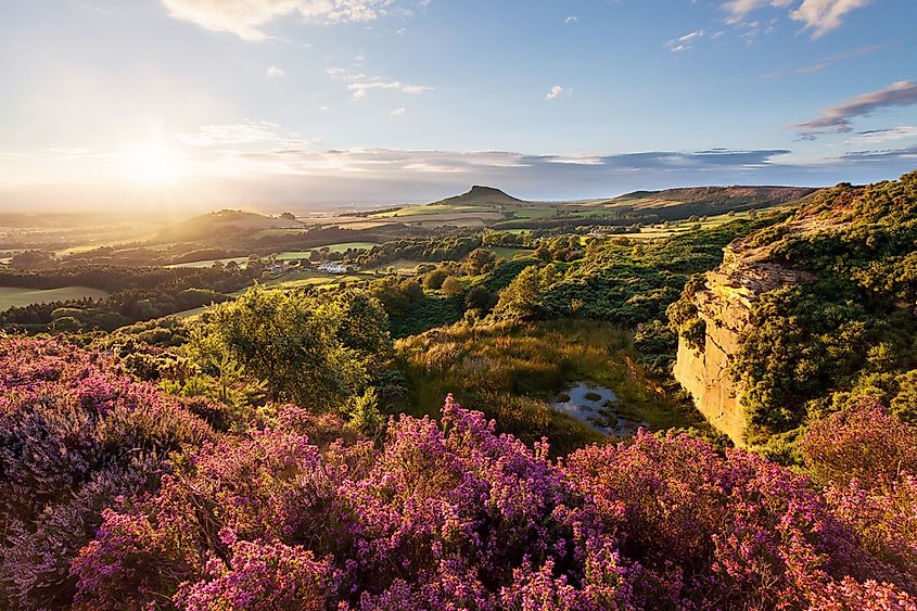 The tranquil British landscape.