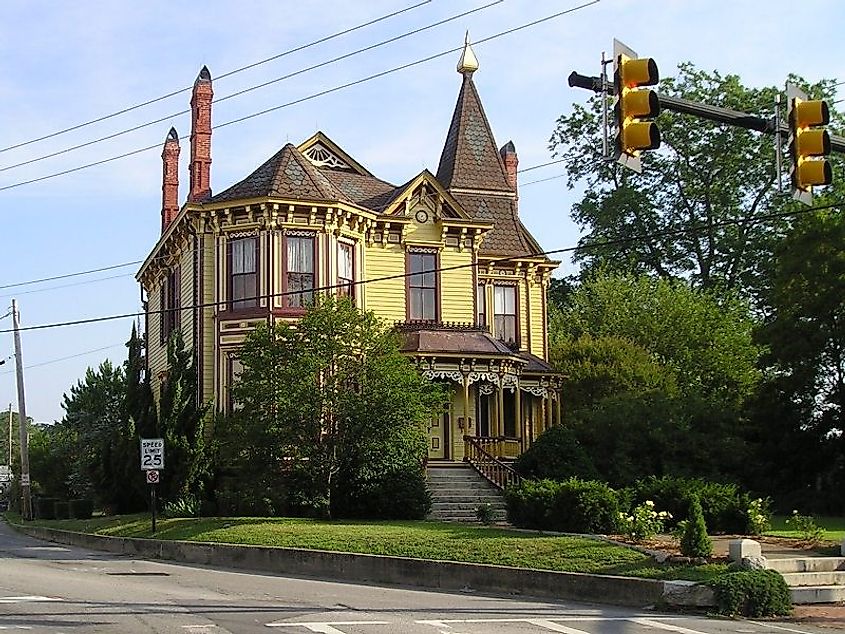 The Mansion on Main Street in Smithfield, Virginia.