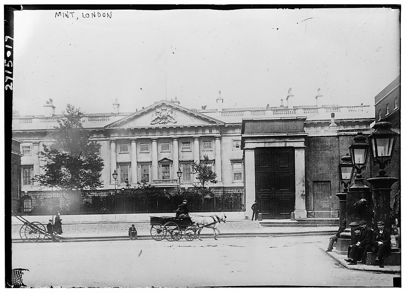 Photo of the Royal Mint taken 1910 in London. Image Credit Library of Congress via Wikimedia.