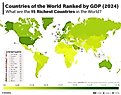 infographic showing the richest countries in the world