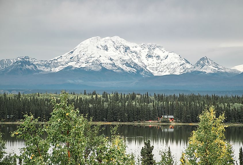 The Wrangell St. Elias Mountains stretch across the US-Canada border, forming one of North America's largest mountain ranges. Image Credit CreatingEzra via Shutterstock.