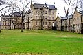 Weston State Hospital, also known as the Trans-Allegheny Lunatic Asylum, in Weston, West Virginia, the largest cut-stone building in the United States. Editorial credit: Malachi Jacobs / Shutterstock.com