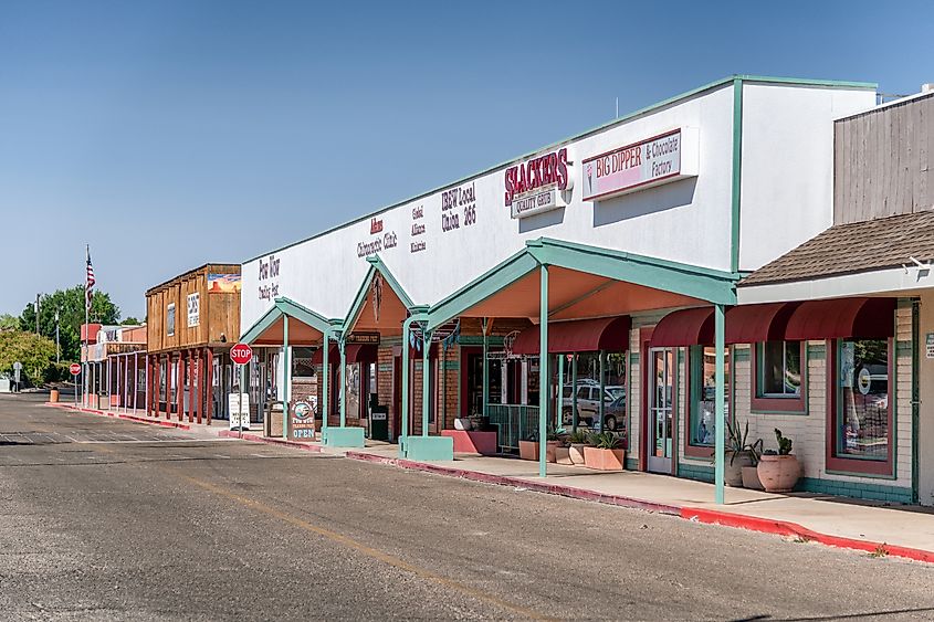 View of the city center in Page, Arizona.