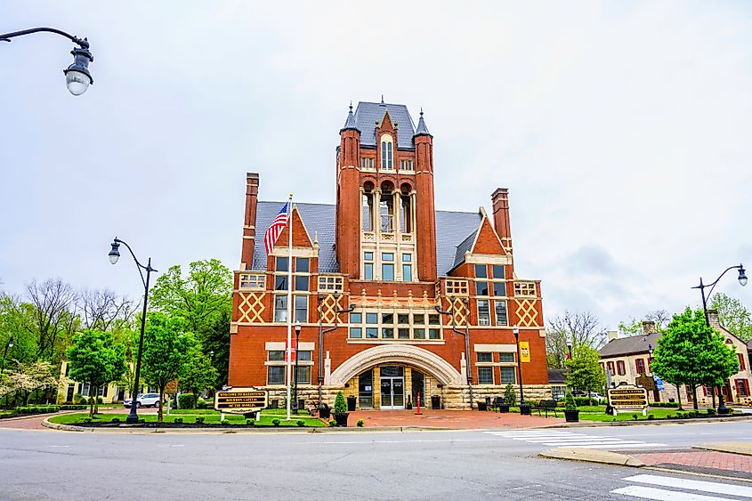 Nelson court in Bardstown in Nelson County Kentucky, USA. Editorial credit: Jantira Namwong / Shutterstock.com