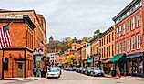 Historical Galena Town Main Street in Illinois of USA. Editorial credit: Nejdet Duzen / Shutterstock.com