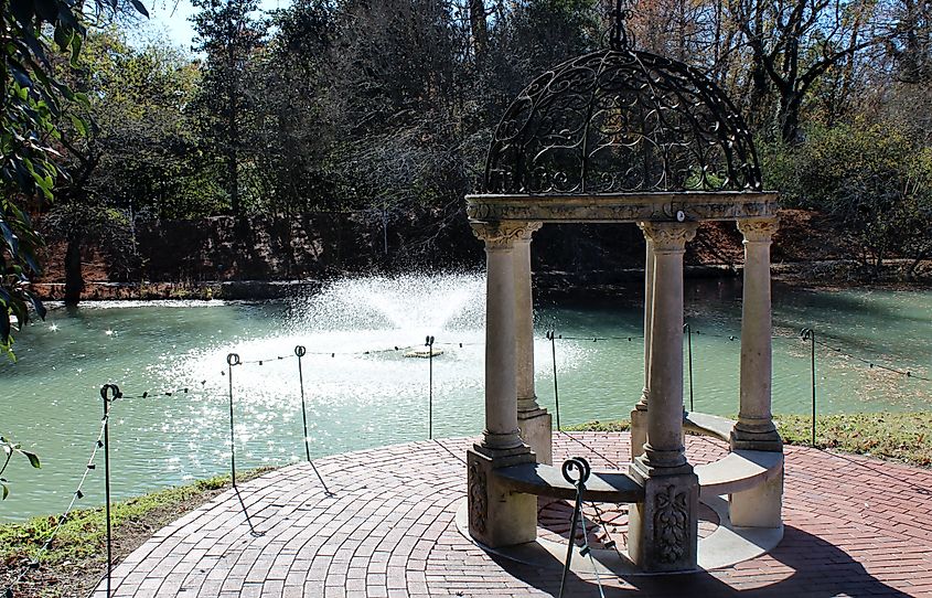 Gazebo in Aiken, South Carolina park.