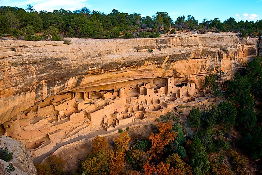 Mesa Verde National Park near Cortez in Colorado.