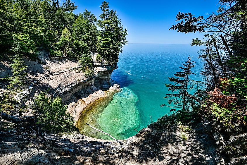 Lake Superior beach views from Michigan's upper peninsula