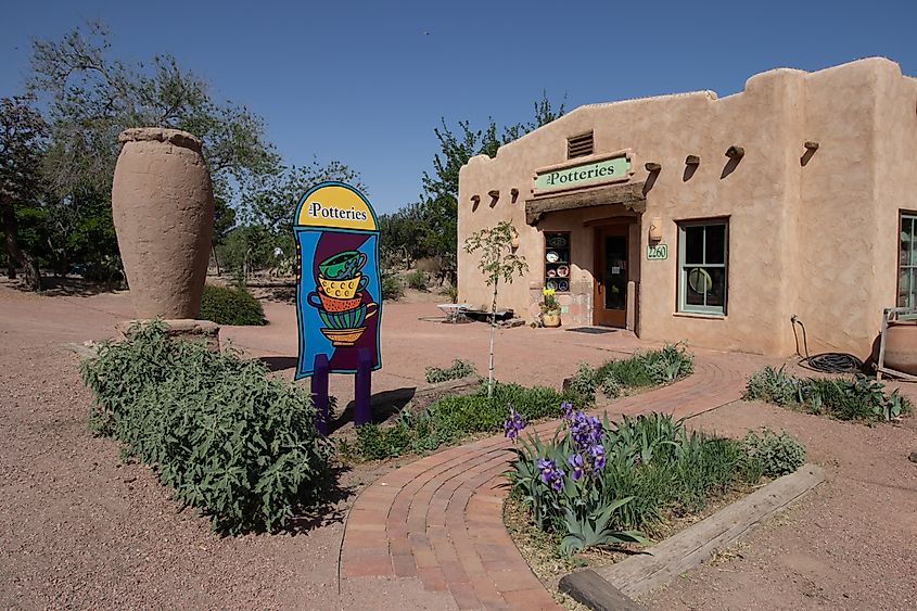 An artisan shop in Mesilla, New Mexico