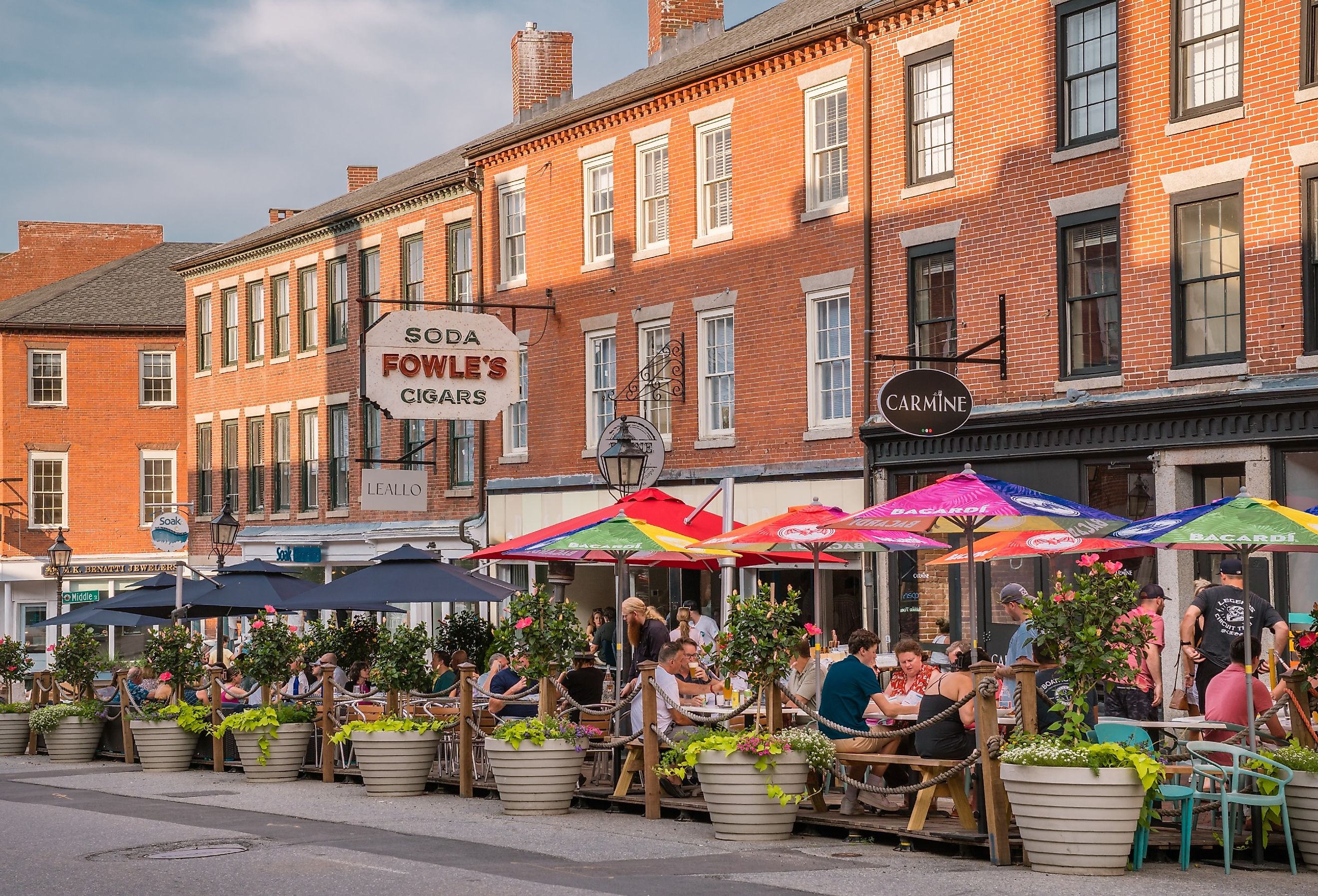 Downtown Newburyport, Massachusetts. Image credit Heidi Besen via Shutterstock