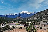 Peak of Sierra Blanca as seen from Ruidoso, New Mexico