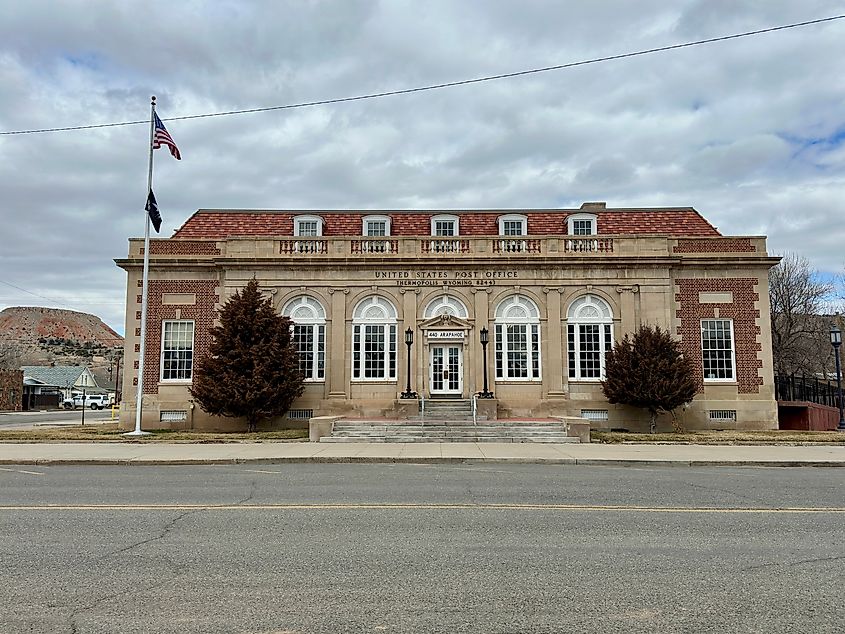 Post office building in Thermopolis, Wyoming.