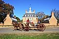 The Governors Palace in Colonial Williamsburg, Virginia. Editorial credit: StacieStauffSmith Photos / Shutterstock.com.