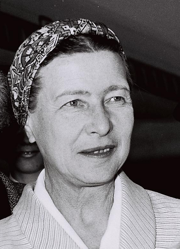 Simone De Beauvoir in 1967