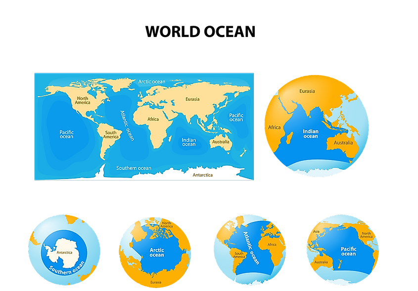 Southern Ocean map