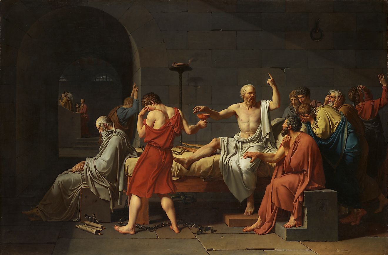 The Death of Socrates by Jacques-Louis David