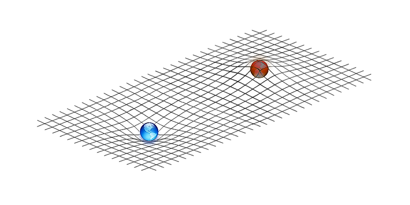 The reaction of spacetime curvature to massive objects