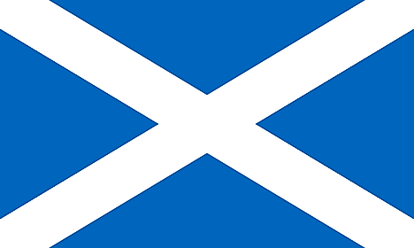 Azure a saltire Argent